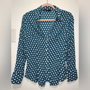 ZARA PRINTED SHIRT SIZE XS
